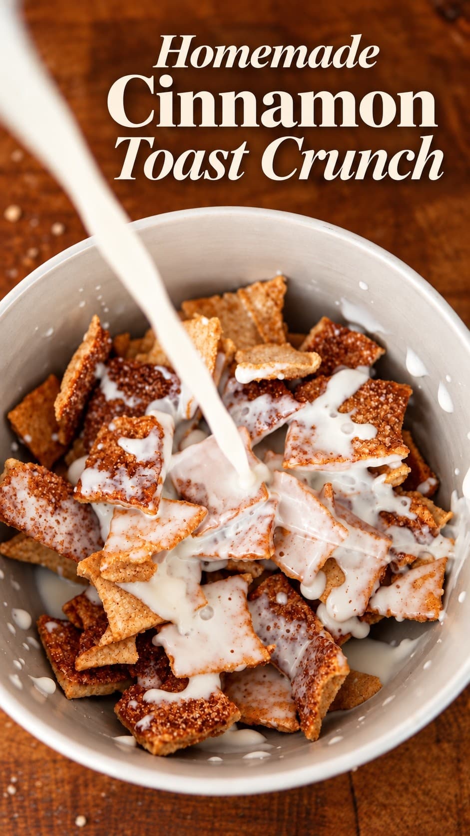 Homemade Cinnamon Toast Crunch — still from my video